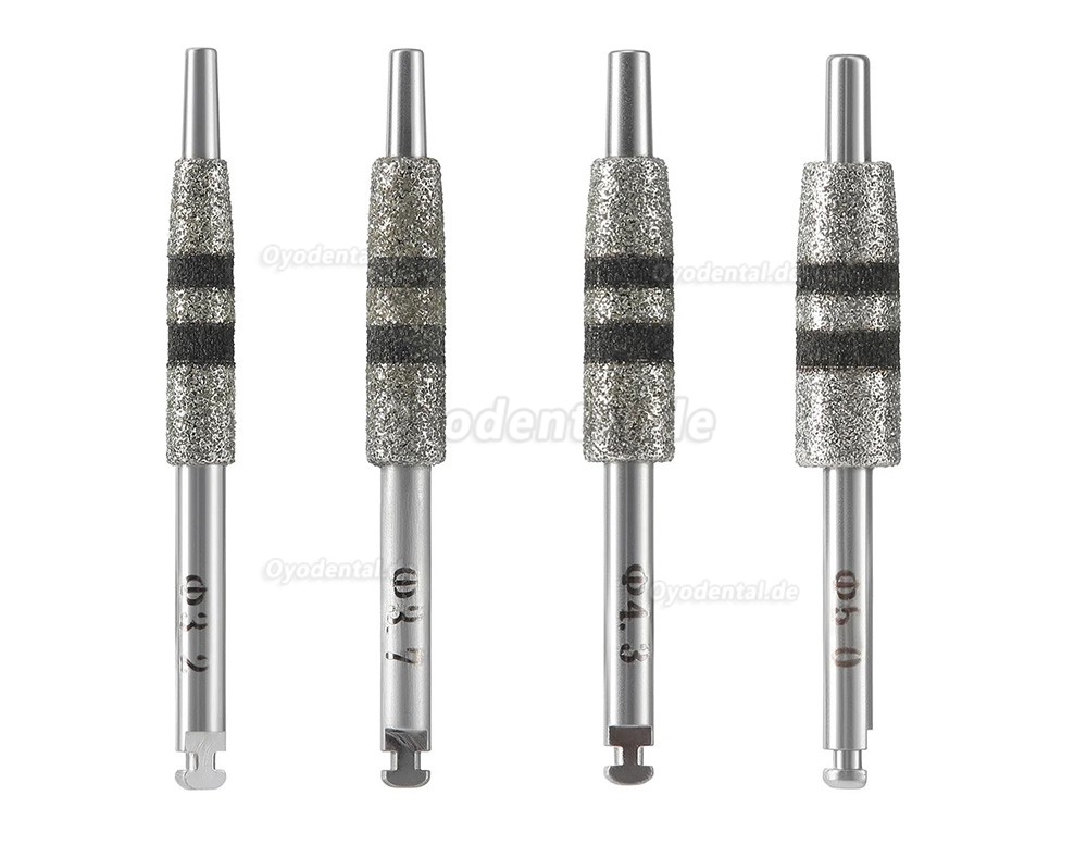 FG7604 4-teiliges Dental Implantat F&uuml;hrungsbohrer Set Positionsf&uuml;hrung & Halskorrektur Bohrer